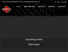 Tablet Screenshot of oemmediagroup.com